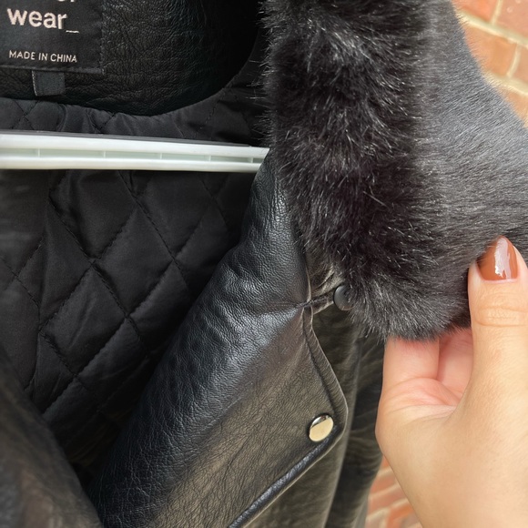 Zara Faux Leather Jacket SOLD - Picture 5 of 6